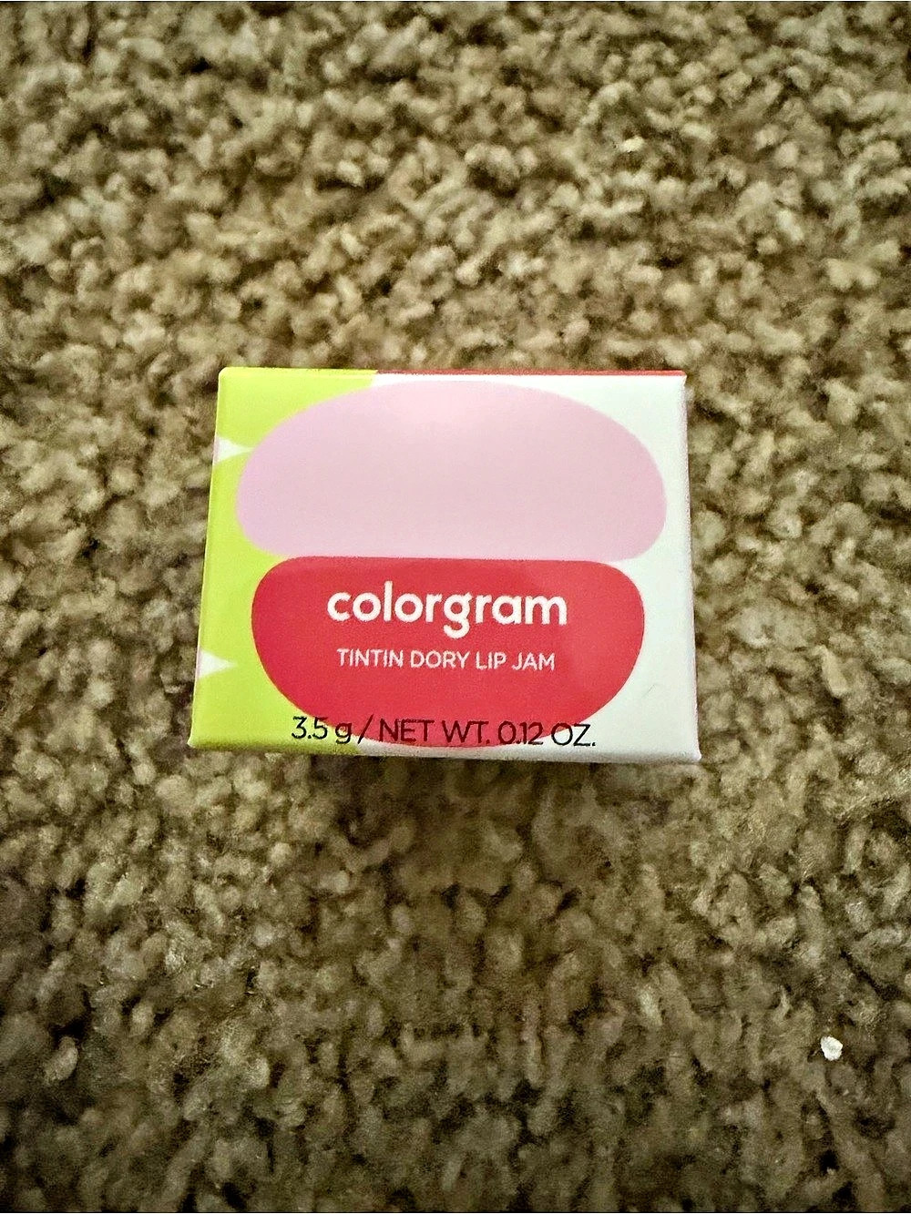 colorgram TINT IN DORY LIP JAM Lipstick Pink & Green NWT